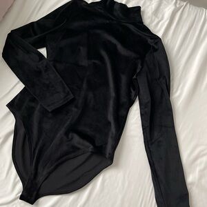 American Eagle Velvet Bodysuit .